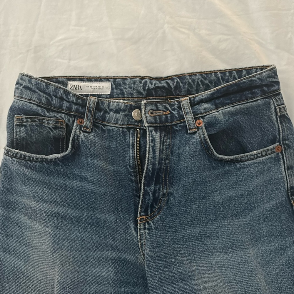 Adorable cropped wide Zara jeans